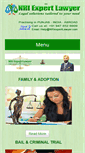 Mobile Screenshot of nriexpertlawyer.com